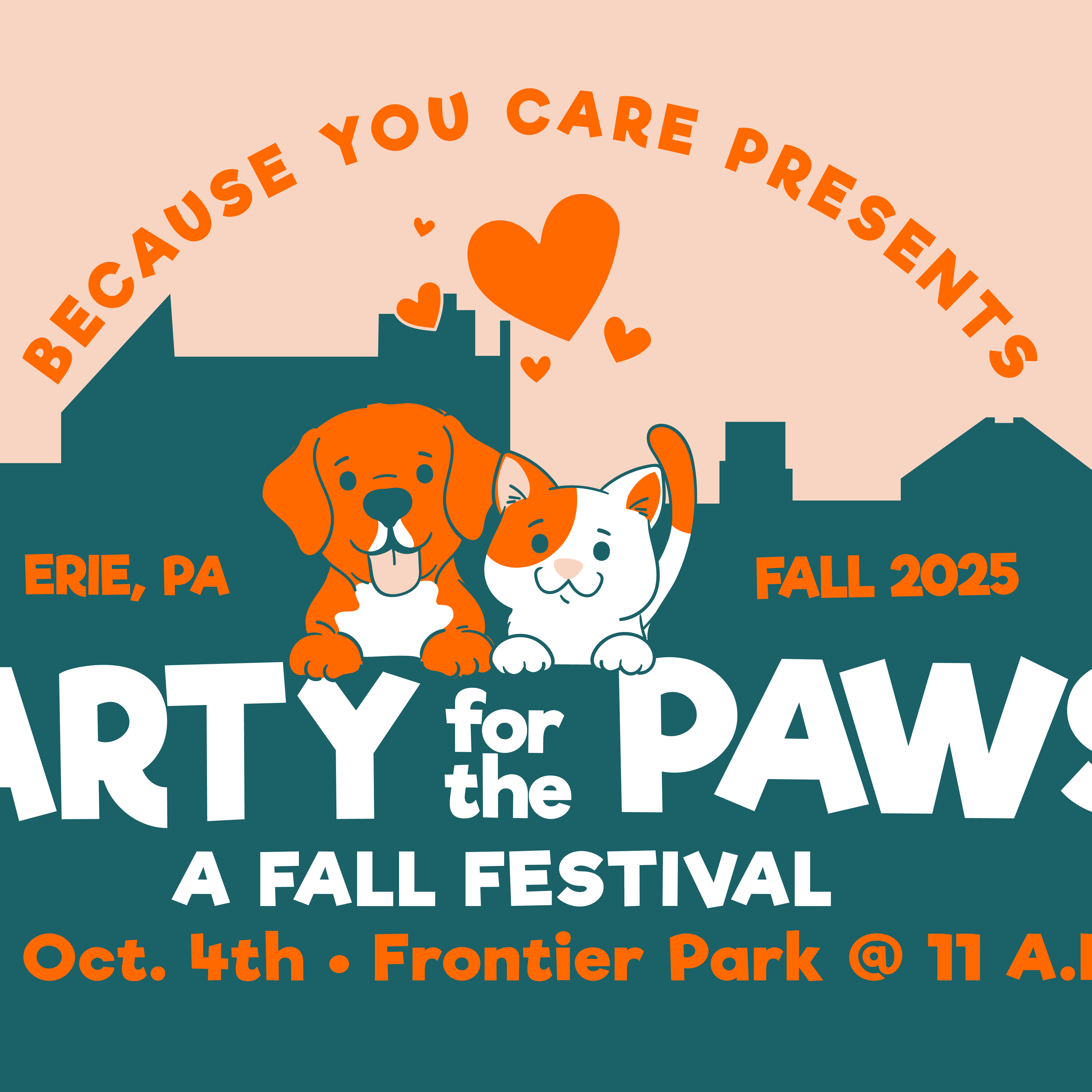 Party for the Paws 2025 - logo
